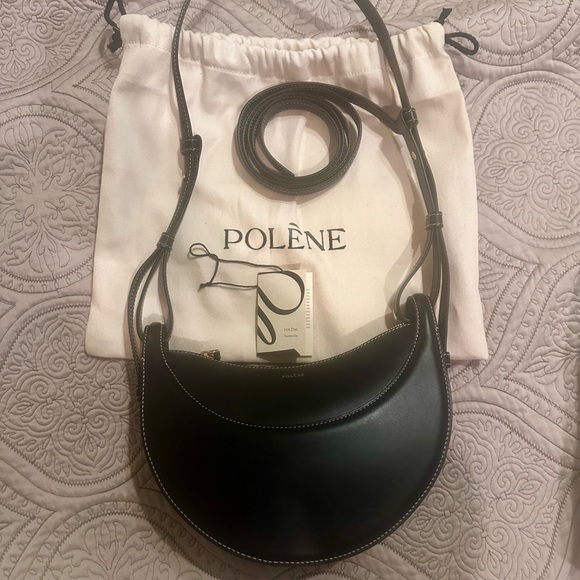 Polene Handbags - Polene Numéro Dix
EDITION SMOOTH BLACK